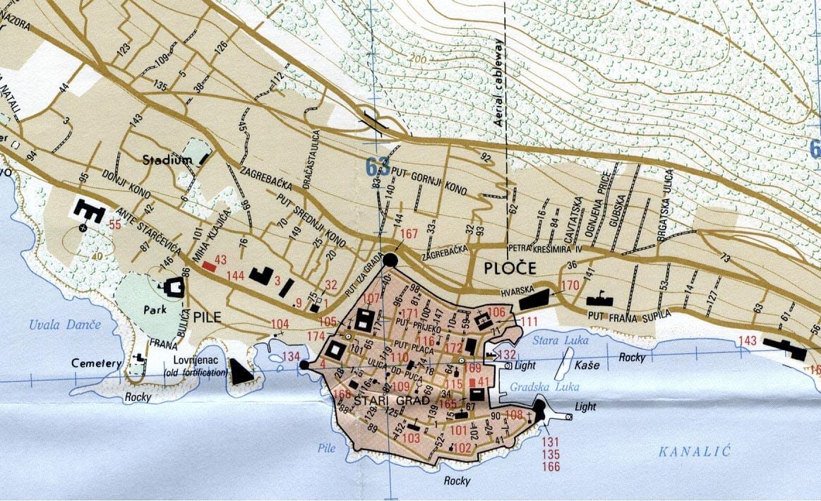 kaart van rijeka kroatië