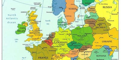 Wereldkaart met kroatië
