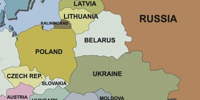 Kaart van kroatië en de buurlanden