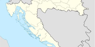 Kaart van kroatië offline