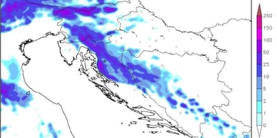 Kaart van kroatië radar